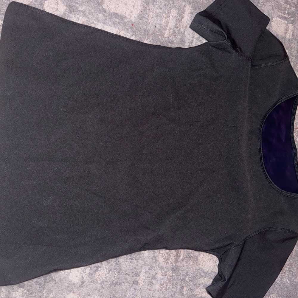 Athletic Works Black Fitted Short Sleeve T-Shirt